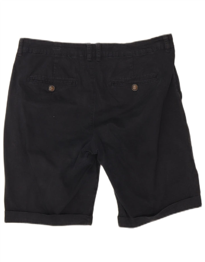 Superdry Womens Chino Shorts Medium W30 Navy Blue Cotton