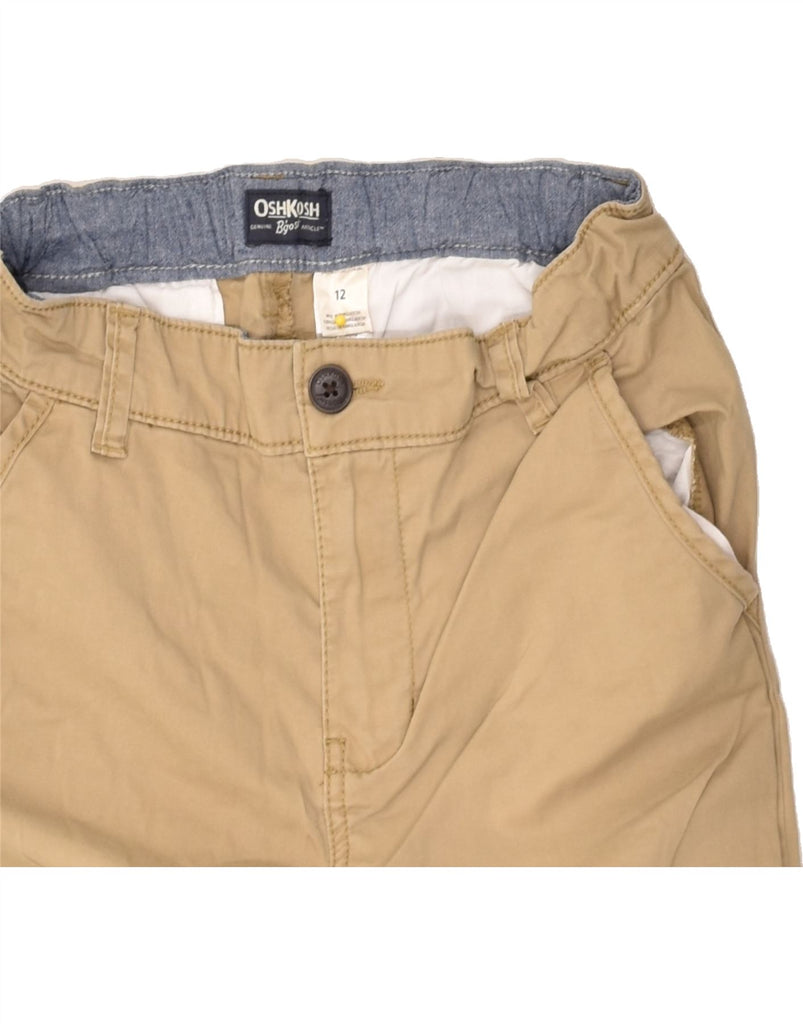 OSH KOSH Boys Slim Chino Trousers 11-12 Years W26 L26  Beige Cotton | Vintage Osh Kosh | Thrift | Second-Hand Osh Kosh | Used Clothing | Messina Hembry 