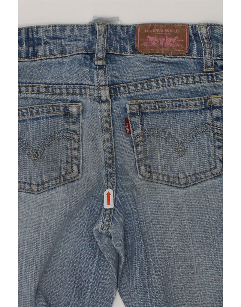 LEVI'S Girls 517 Slim Flared Jeans 5-6 Years W20 L20 Blue Cotton | Vintage Levi's | Thrift | Second-Hand Levi's | Used Clothing | Messina Hembry 