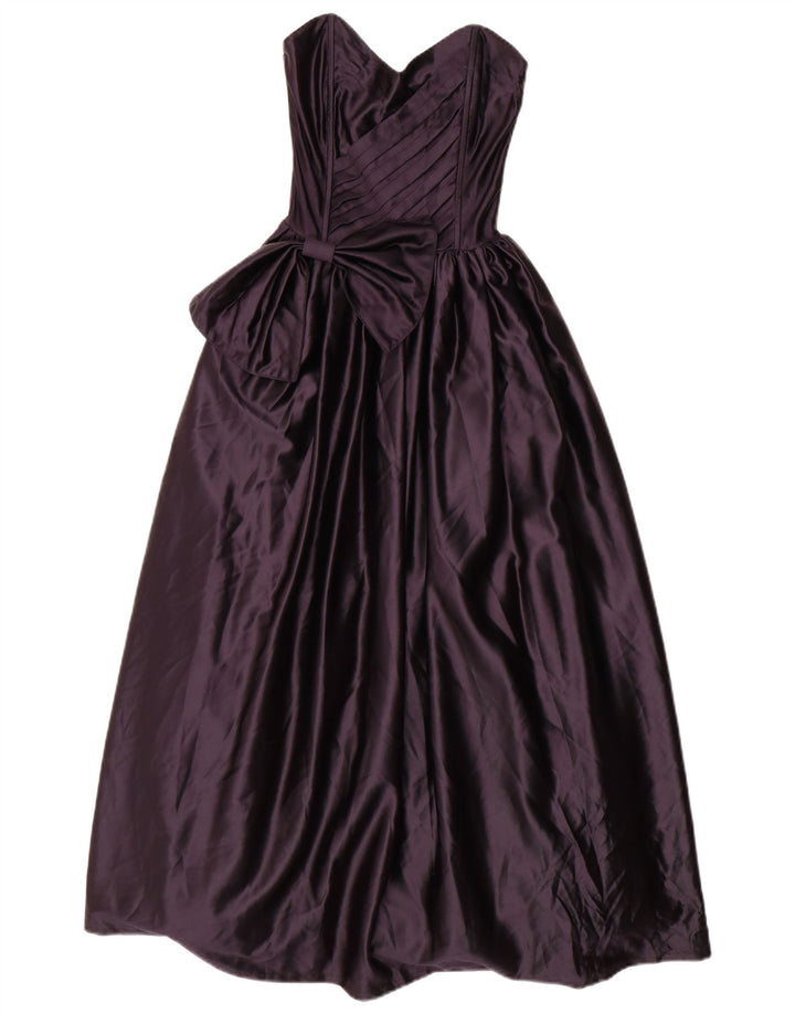 C & A Womens Strapless Princess Dress EU 34 XS Purple Triacetate