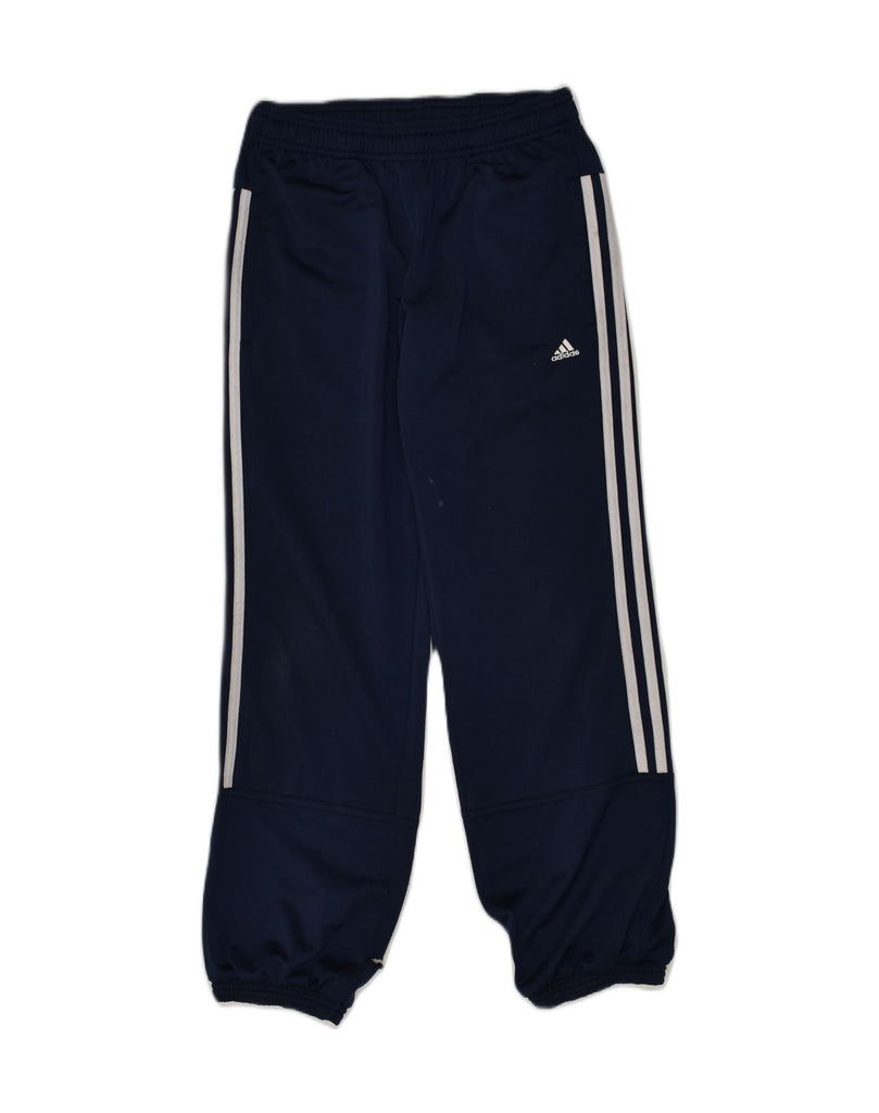 ADIDAS Mens Tracksuit Trousers Joggers Small Navy Blue Polyester | Vintage Adidas | Thrift | Second-Hand Adidas | Used Clothing | Messina Hembry 