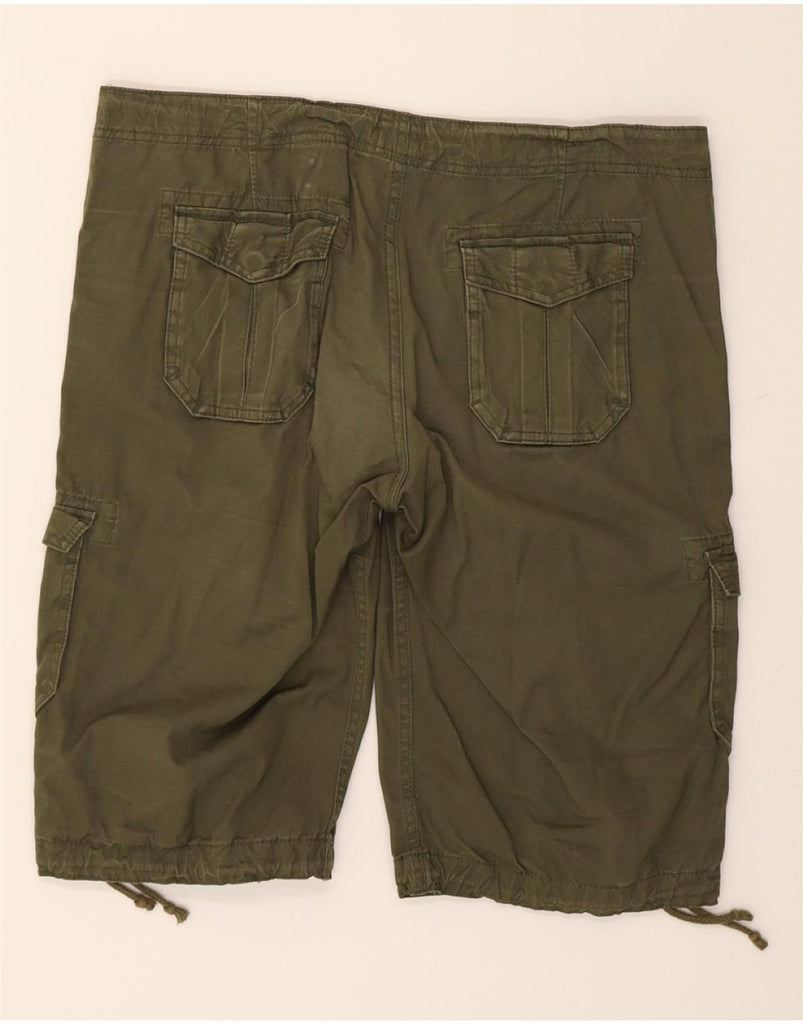 L.O.G.G Womens Cargo Shorts EU 44 XL W40  Khaki Cotton Vintage L.O.G.G and Second-Hand L.O.G.G from Messina Hembry 