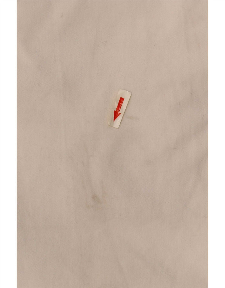 Zara Mens Slim Chino Trousers EU 44 Large W34 L30 White Polyester