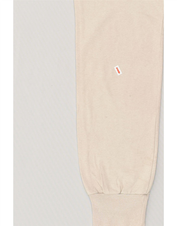 CONVERSE Womens Tracksuit Trousers Joggers UK 10 Small Beige | Vintage Converse | Thrift | Second-Hand Converse | Used Clothing | Messina Hembry 