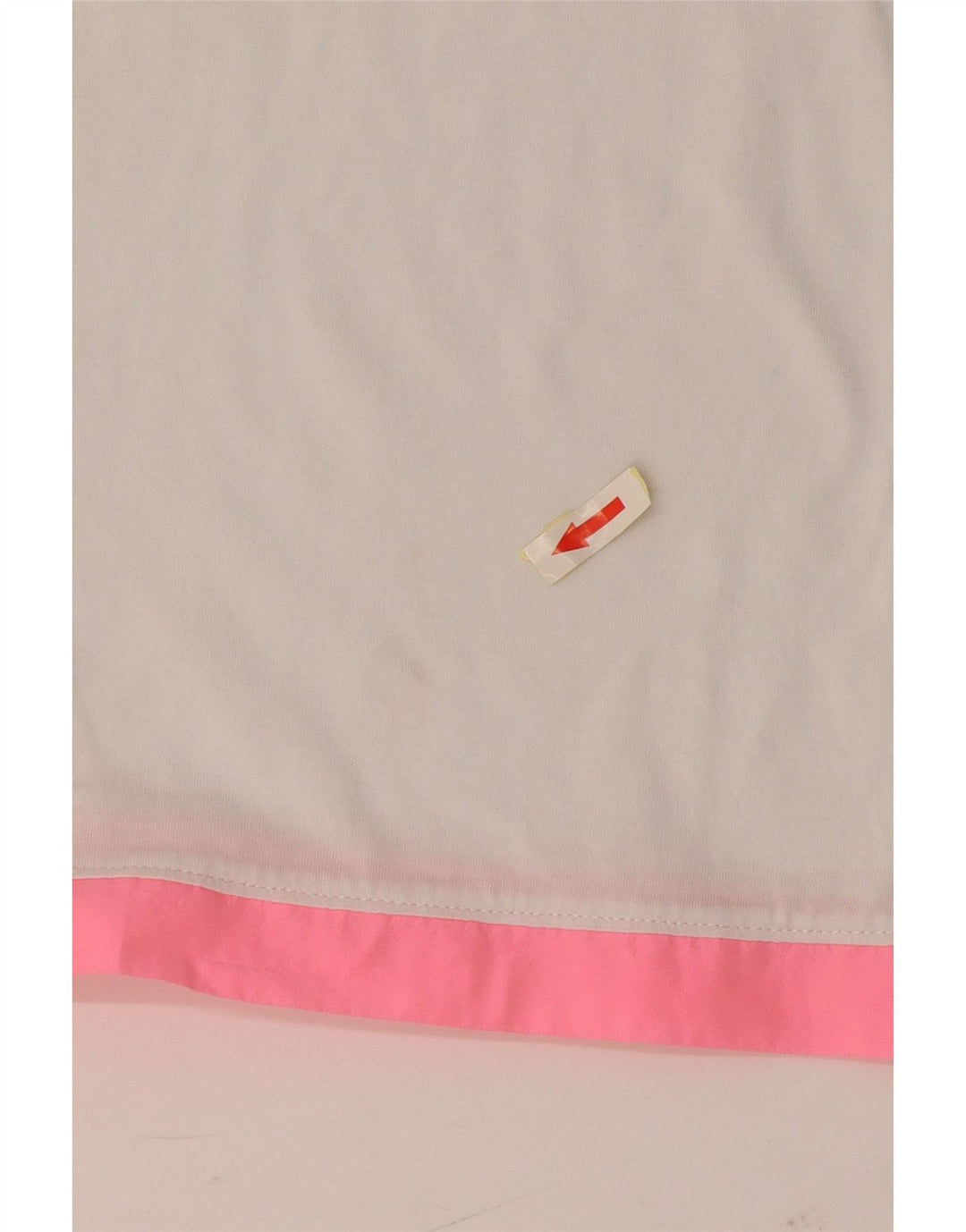 Diadora Womens Crop Graphic T-Shirt Top UK 12 Medium White