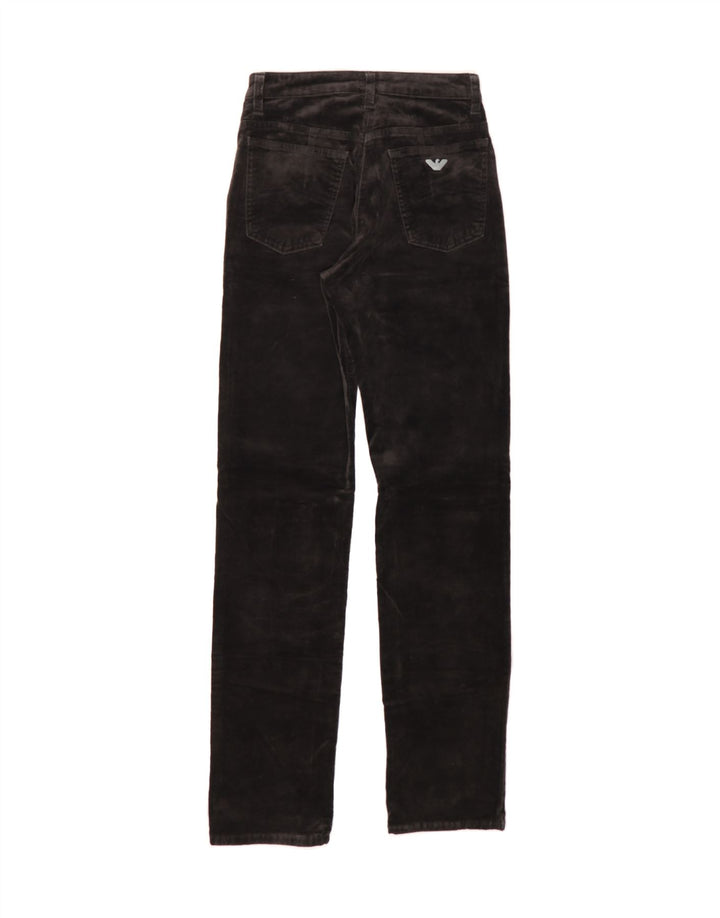 ARMANI Womens Slim Casual Trousers W27 L32  Brown Vintage Armani and Second-Hand Armani from Messina Hembry 