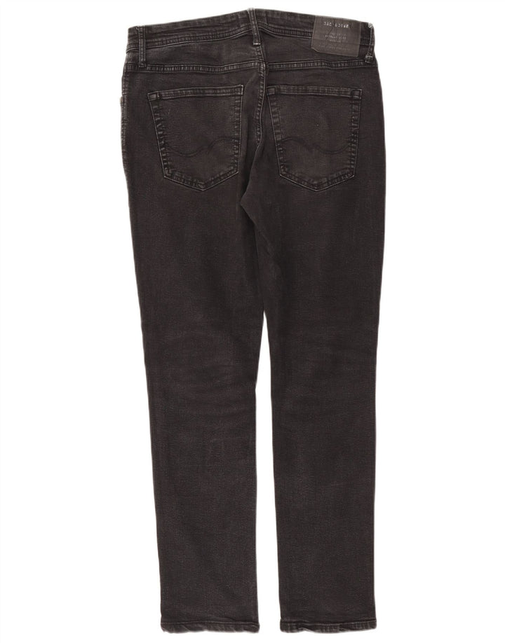 Jack & Jones Mens GLENN Slim Jeans W32 L32 Grey Cotton