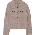 MARLBORO CLASSICS Womens 4 Button Blazer Jacket EU 48 2XL Grey Pinstripe Vintage Marlboro Classics and Second-Hand Marlboro Classics from Messina Hembry 