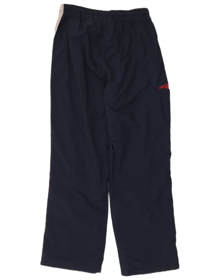 Reebok Mens Cargo Tracksuit Trousers Medium Navy Blue Colourblock
