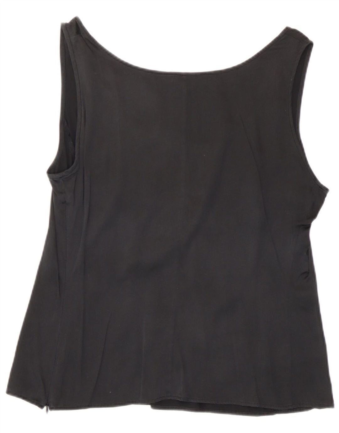Armani Collezioni Womens Sleeveless Blouse Top IT 46 Large Black