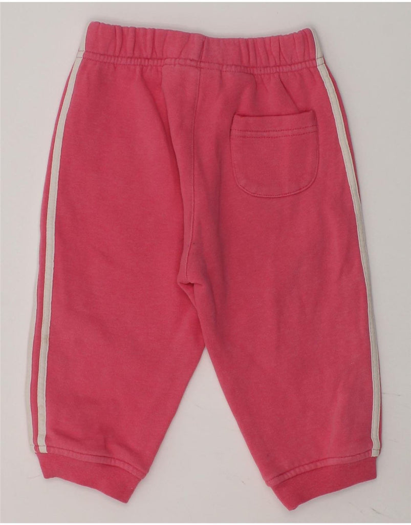 ADIDAS Baby Girls Joggers Trousers 9-12 Months Pink Cotton | Vintage Adidas | Thrift | Second-Hand Adidas | Used Clothing | Messina Hembry 