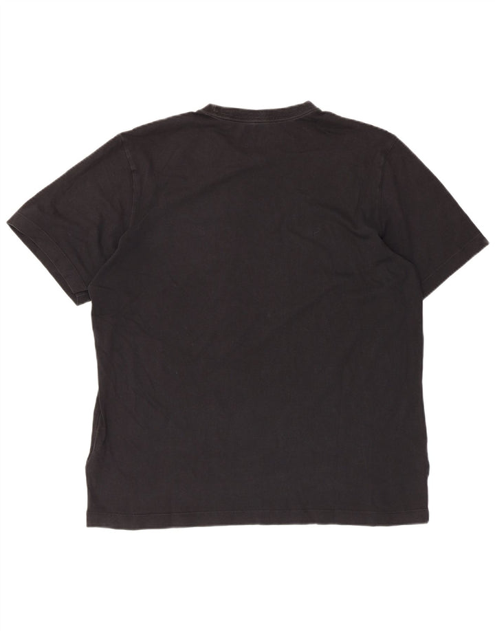 NIKE Mens T-Shirt Top Large Black Cotton