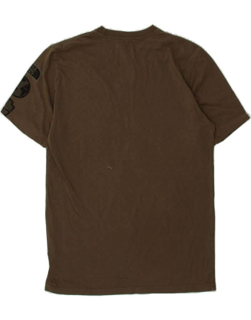 THE NORTH FACE Mens Standard Fit Graphic T-Shirt Top Small Green Cotton Vintage The North Face and Second-Hand The North Face from Messina Hembry 