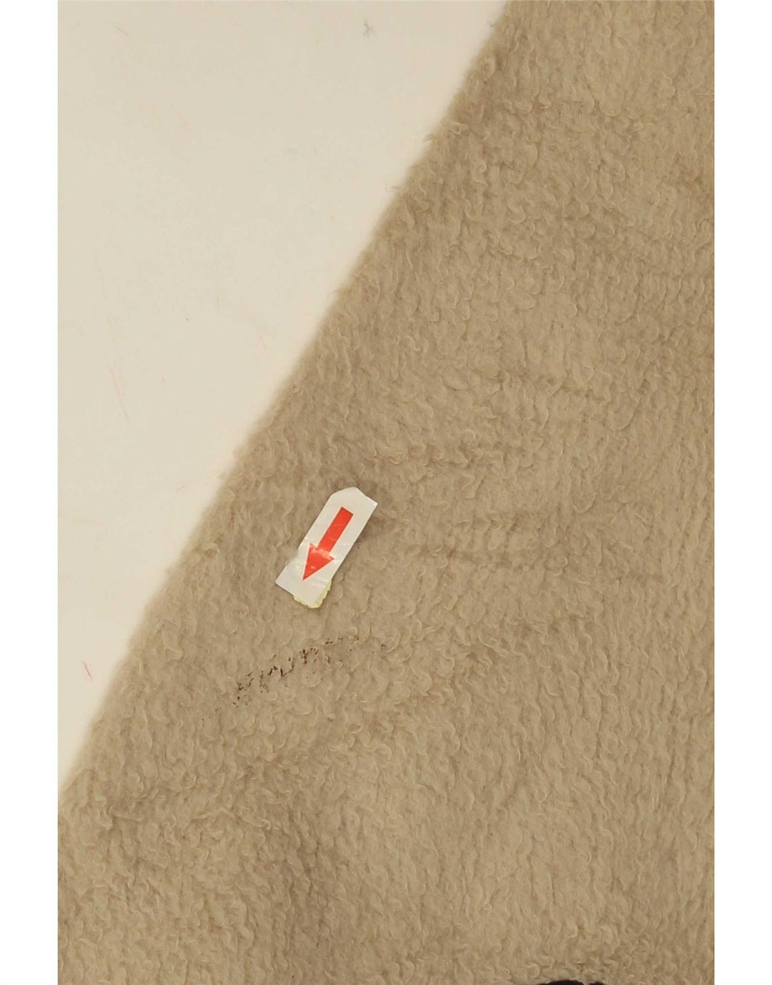 Fila Mens Fleece Jacket UK 40 Large Beige Colourblock Polyester