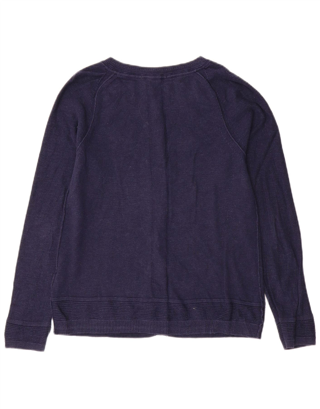 White Stuff Womens Cardigan Sweater UK 8 Small Navy Blue Cotton