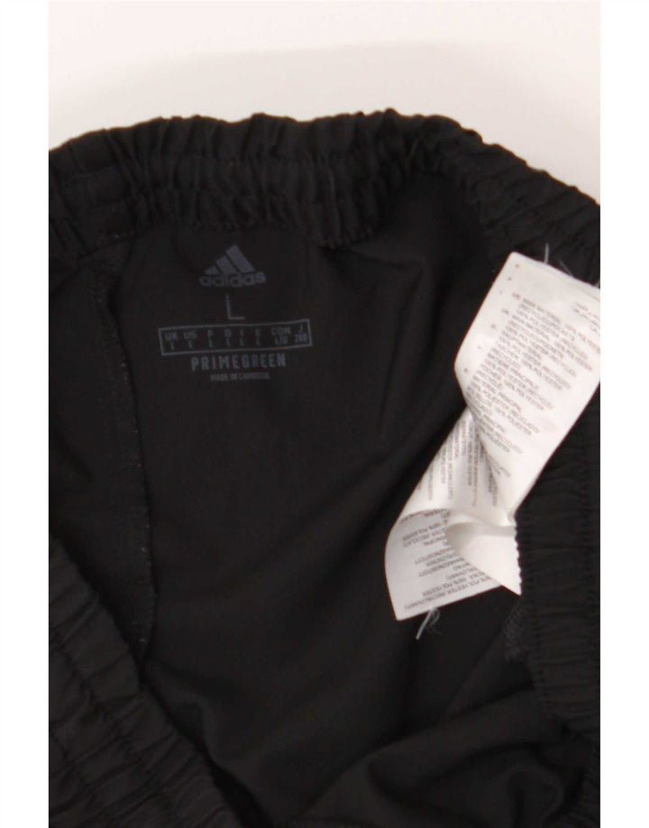 Adidas Mens Tracksuit Trousers Large Black Polyester