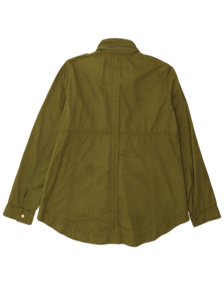 Zara Womens Military Jacket UK 10 Small Green