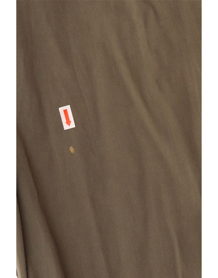 GOOSE & GANDER Mens Shirt Large Khaki Cotton