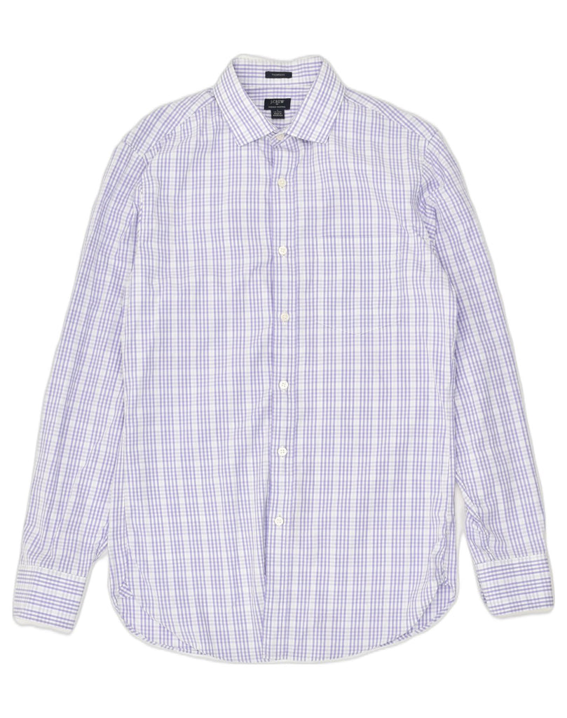 J. CREW Mens Thompson Shirt Small Purple Check Cotton | Vintage J. Crew | Thrift | Second-Hand J. Crew | Used Clothing | Messina Hembry 