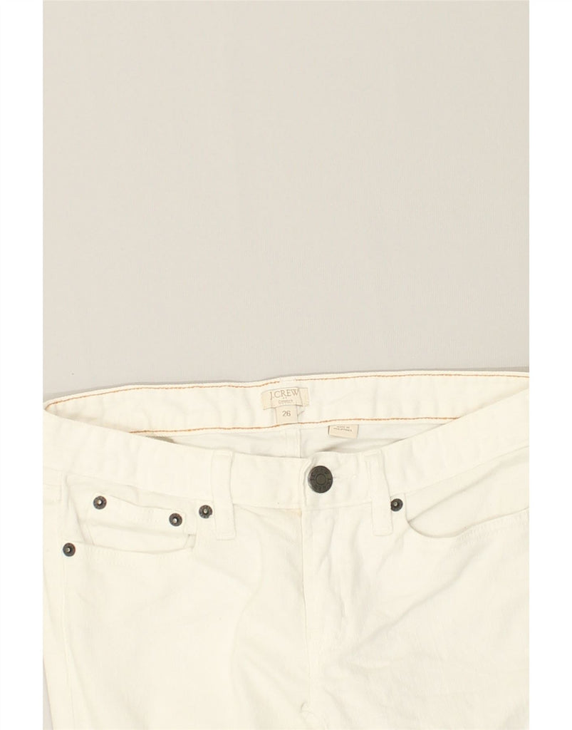 J. CREW Womens Stretch Skinny Jeans W26 L26  White | Vintage J. Crew | Thrift | Second-Hand J. Crew | Used Clothing | Messina Hembry 