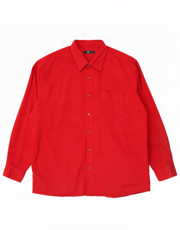 Cotton Traders Mens Shirt 2XL Red