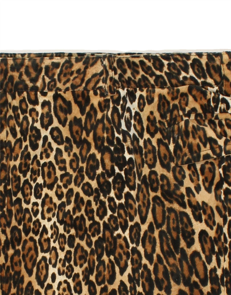 ATOS LOMBARDINI Womens Straight Skirt IT 46 Large W32 Brown Animal Print Vintage Atos Lombardini and Second-Hand Atos Lombardini from Messina Hembry 