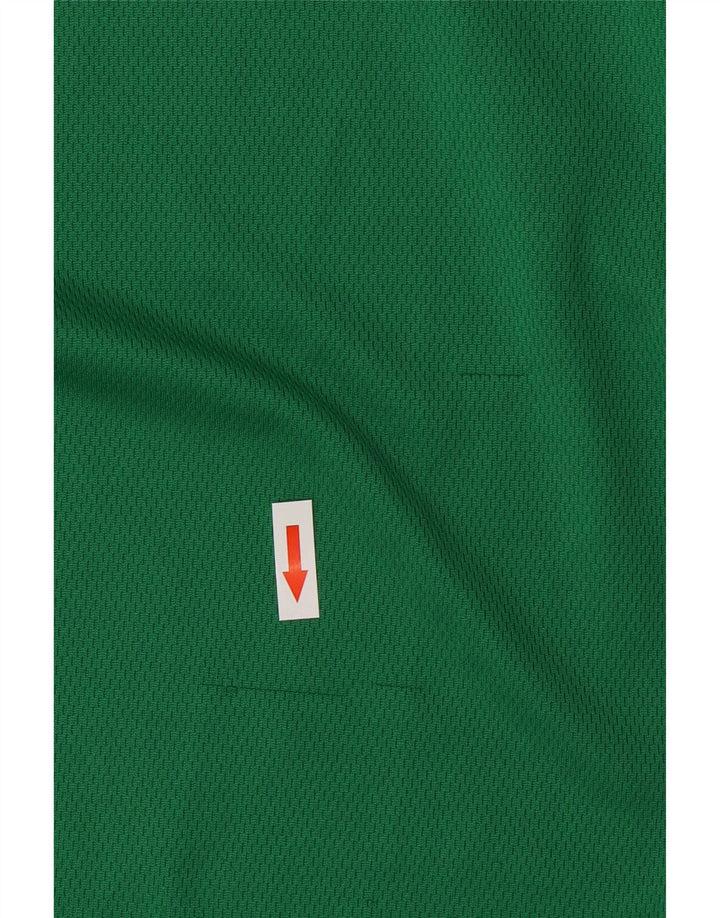 Nike Boys Graphic T-Shirt Top 12-13 Years Large Green Striped Polyester