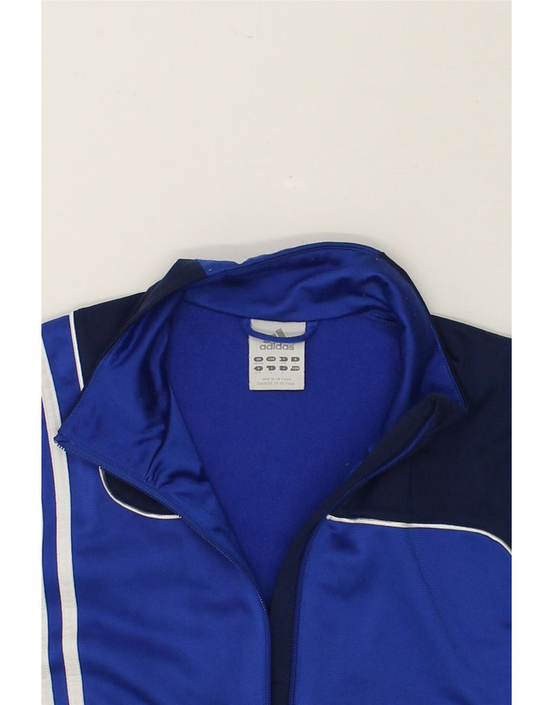 ADIDAS Mens Tracksuit Top Jacket UK 38/40 Medium Blue Colourblock | Vintage Adidas | Thrift | Second-Hand Adidas | Used Clothing | Messina Hembry 