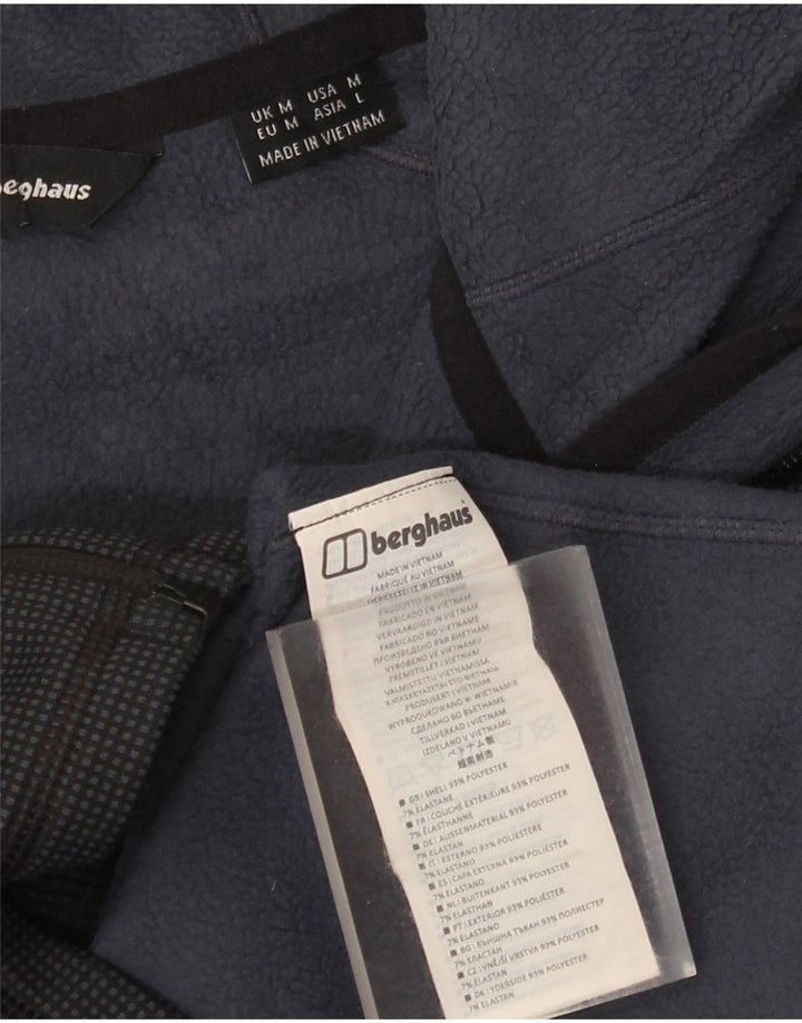 Berghaus Mens Hooded Tracksuit Top Jacket Medium Black Polyester