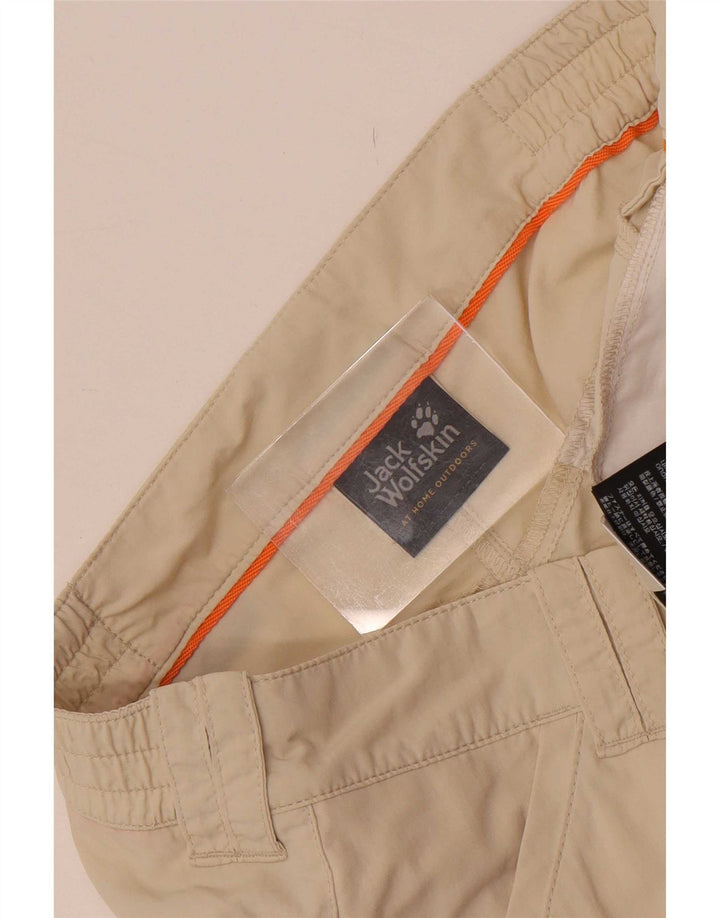 Jack Wolfskin Womens Chino Shorts UK 12 Medium W32 Beige Polyamide