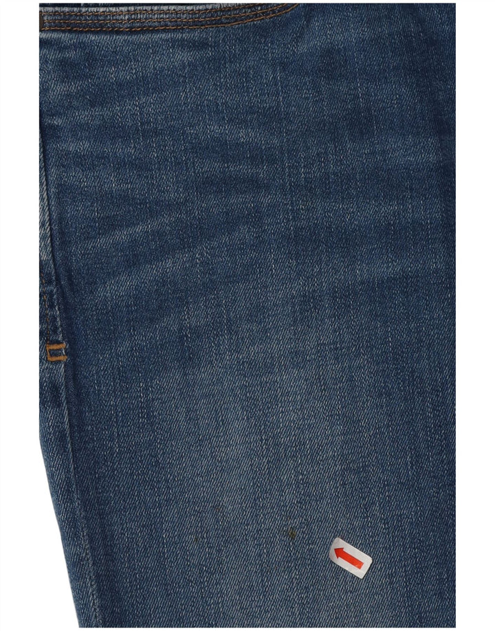 TOMMY HILFIGER Mens Bootcut Jeans W34 L28 Blue Cotton