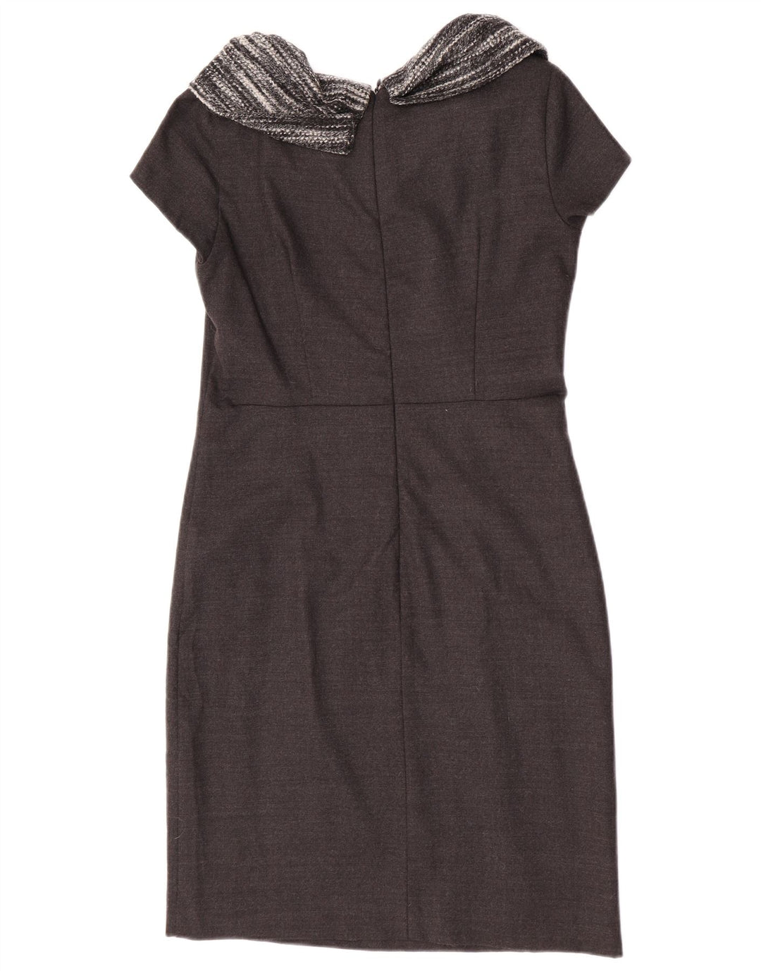 Max & Co. Womens Sheath Dress UK 12 Medium Grey Wool