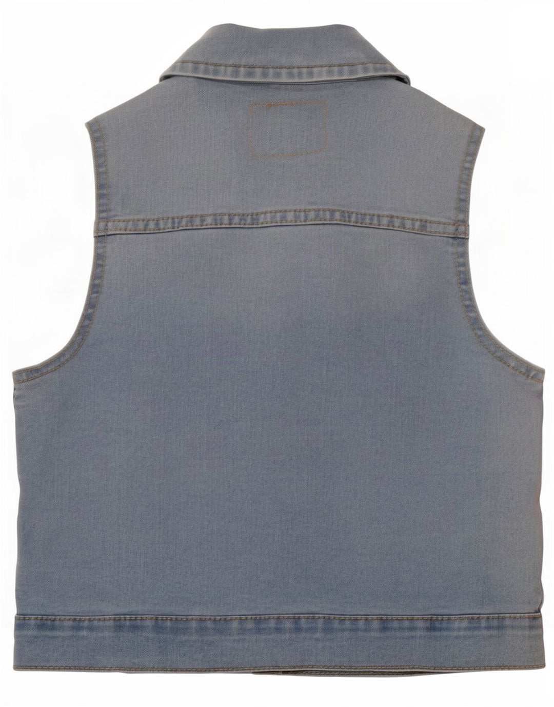 Levi's Girls Denim Gilet 7-8 Years Small Blue Cotton
