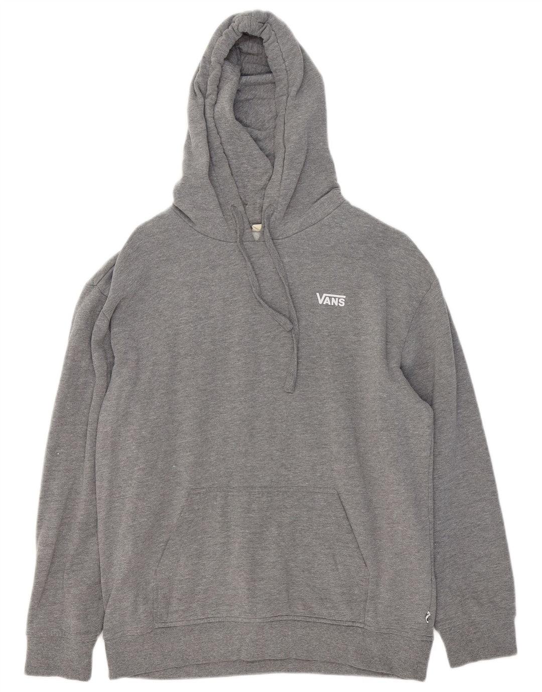 Vans Mens Hoodie Jumper Small Grey Flecked Cotton