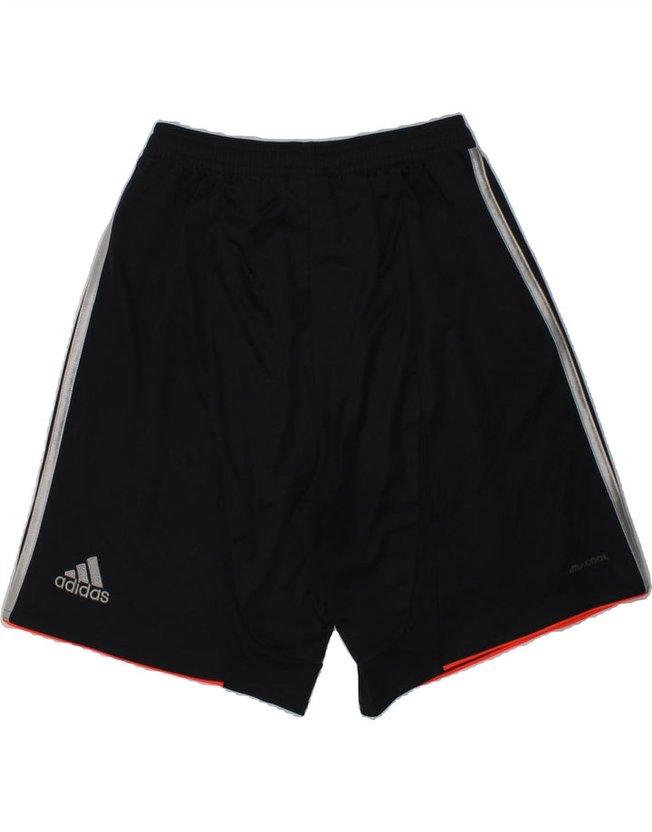 ADIDAS Boys FC Bayern Munchen Sport Shorts 13-14 Years Black Polyester | Vintage Adidas | Thrift | Second-Hand Adidas | Used Clothing | Messina Hembry 