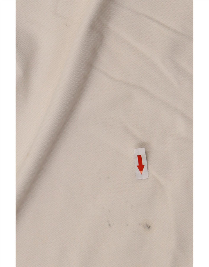 Kappa Mens Polo Shirt XL White Cotton