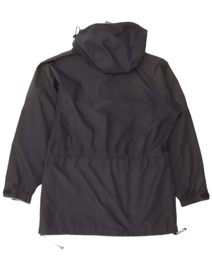 Berghaus Womens Oversized Hooded Windbreaker Jacket UK 16 Large Navy Blue