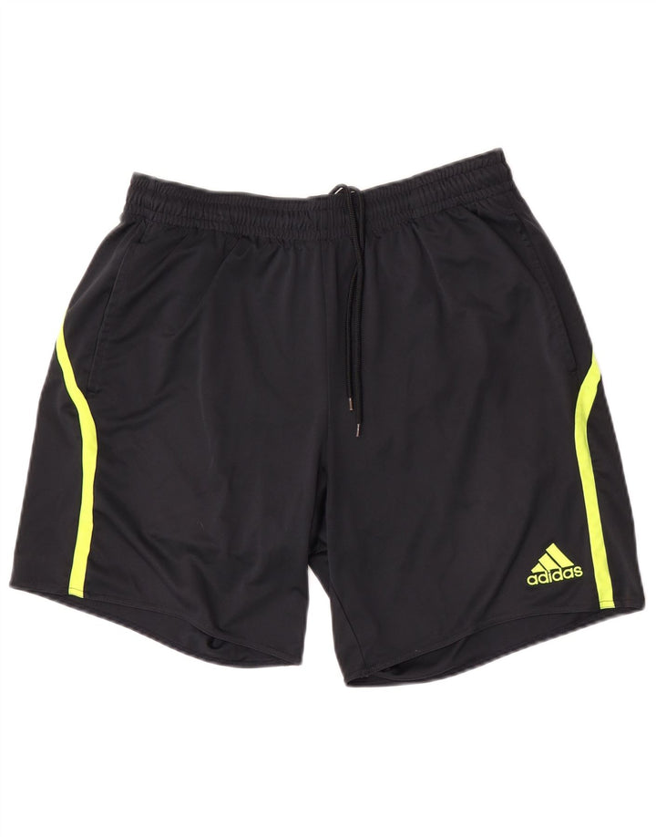 Adidas Mens Climacool Sport Shorts Large  Black Colourblock Polyester