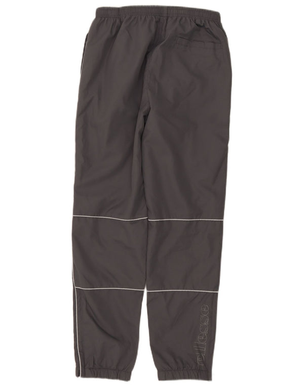 Ellesse Boys Tracksuit Trousers Joggers 12-13 Years Grey Polyester