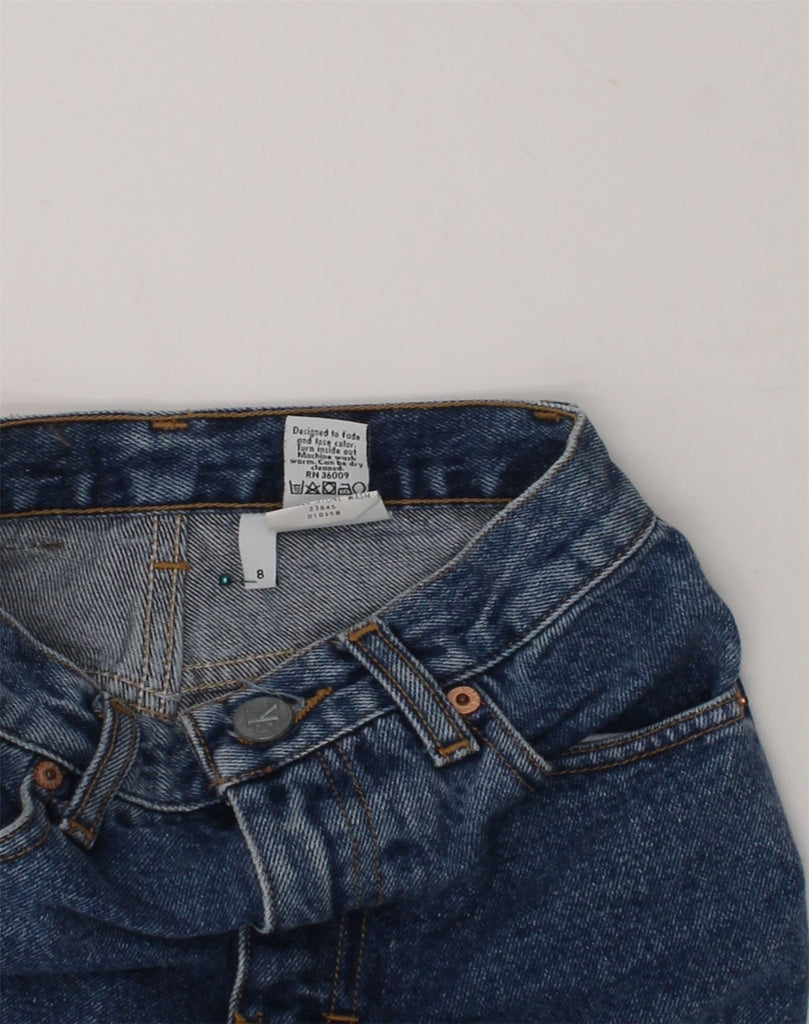 CALVIN KLEIN Boys Tapered Jeans 7-8 Years W23 L22  Blue Cotton | Vintage Calvin Klein | Thrift | Second-Hand Calvin Klein | Used Clothing | Messina Hembry 