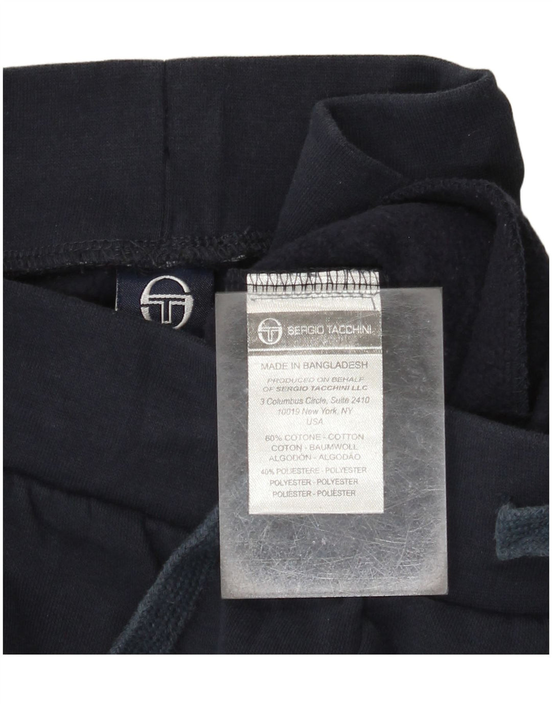 SERGIO TACCHINI Mens Tracksuit Trousers Joggers Medium  Navy Blue Cotton
