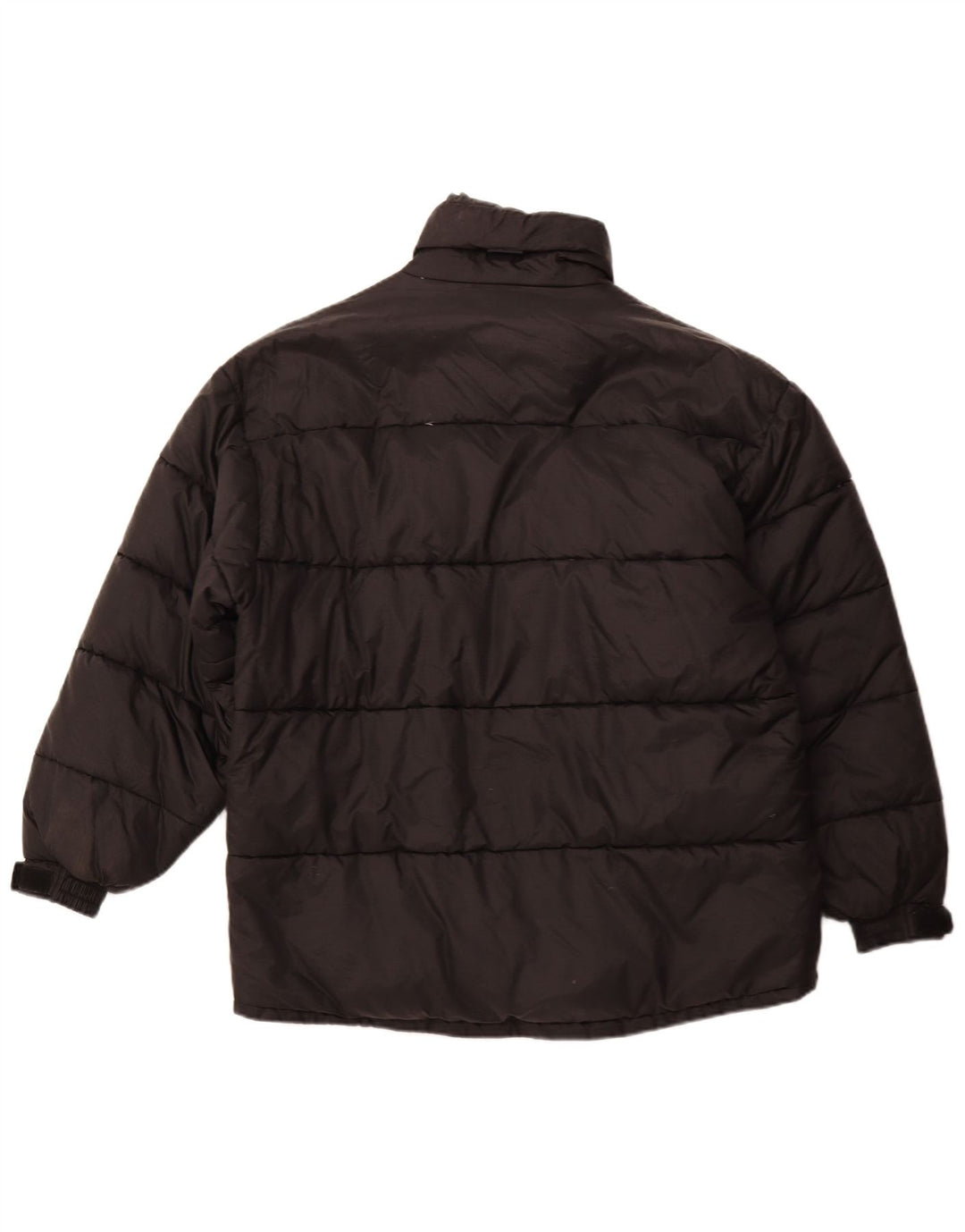 Vintage Mens Padded Jacket UK 42 XL Black Polyester