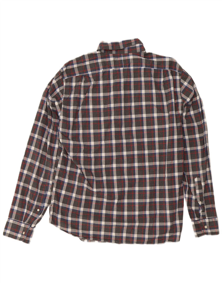 J. Crew Mens Slim Shirt Large Grey Check