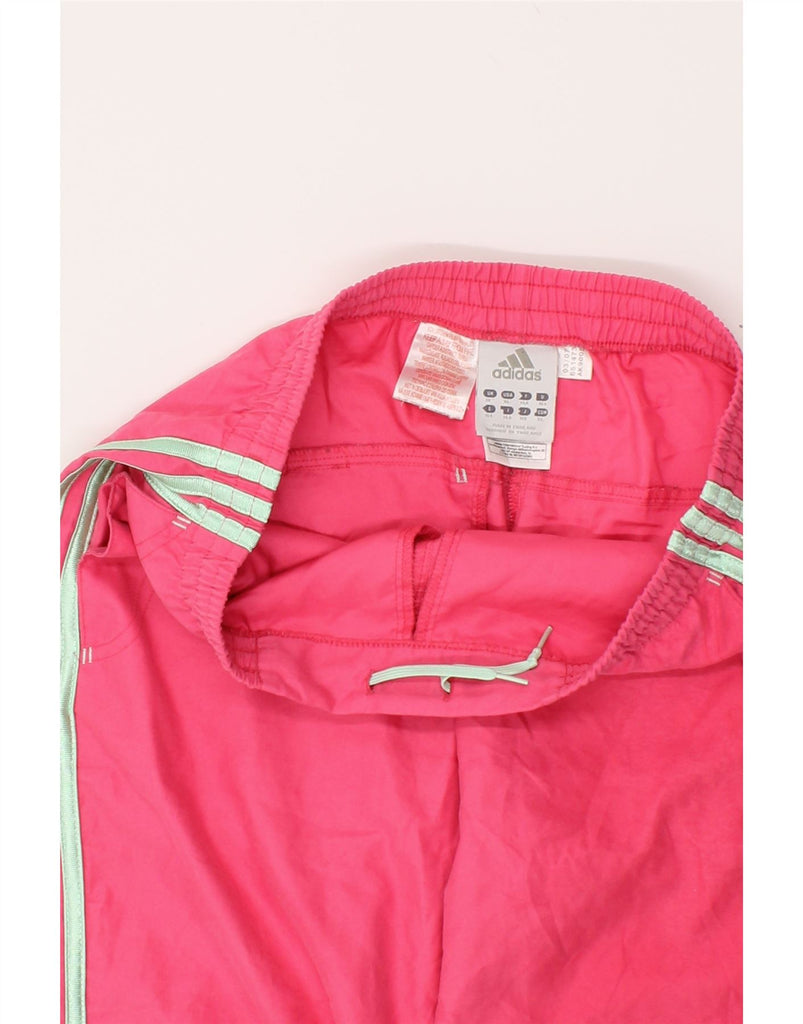 ADIDAS Girls Graphic Tracksuit Trousers Joggers 13-14 Years Pink Polyester | Vintage Adidas | Thrift | Second-Hand Adidas | Used Clothing | Messina Hembry 