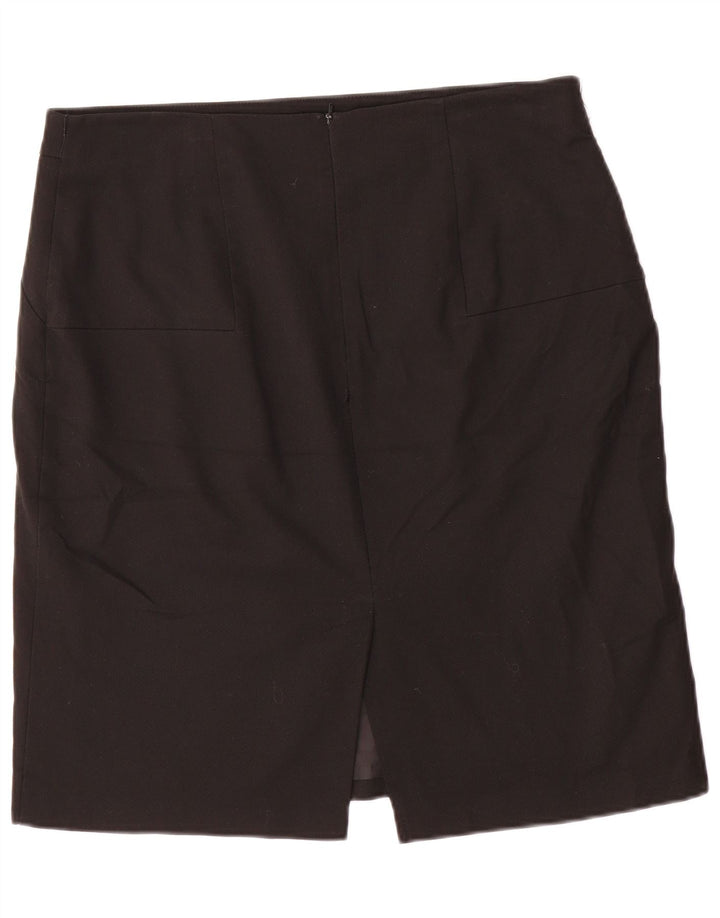 Oasis Womens Straight Skirt UK 16 Large W34 Black