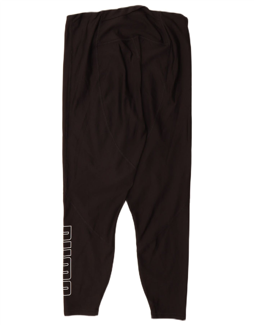 PUMA Womens Graphic Leggings UK 14 Large  Black