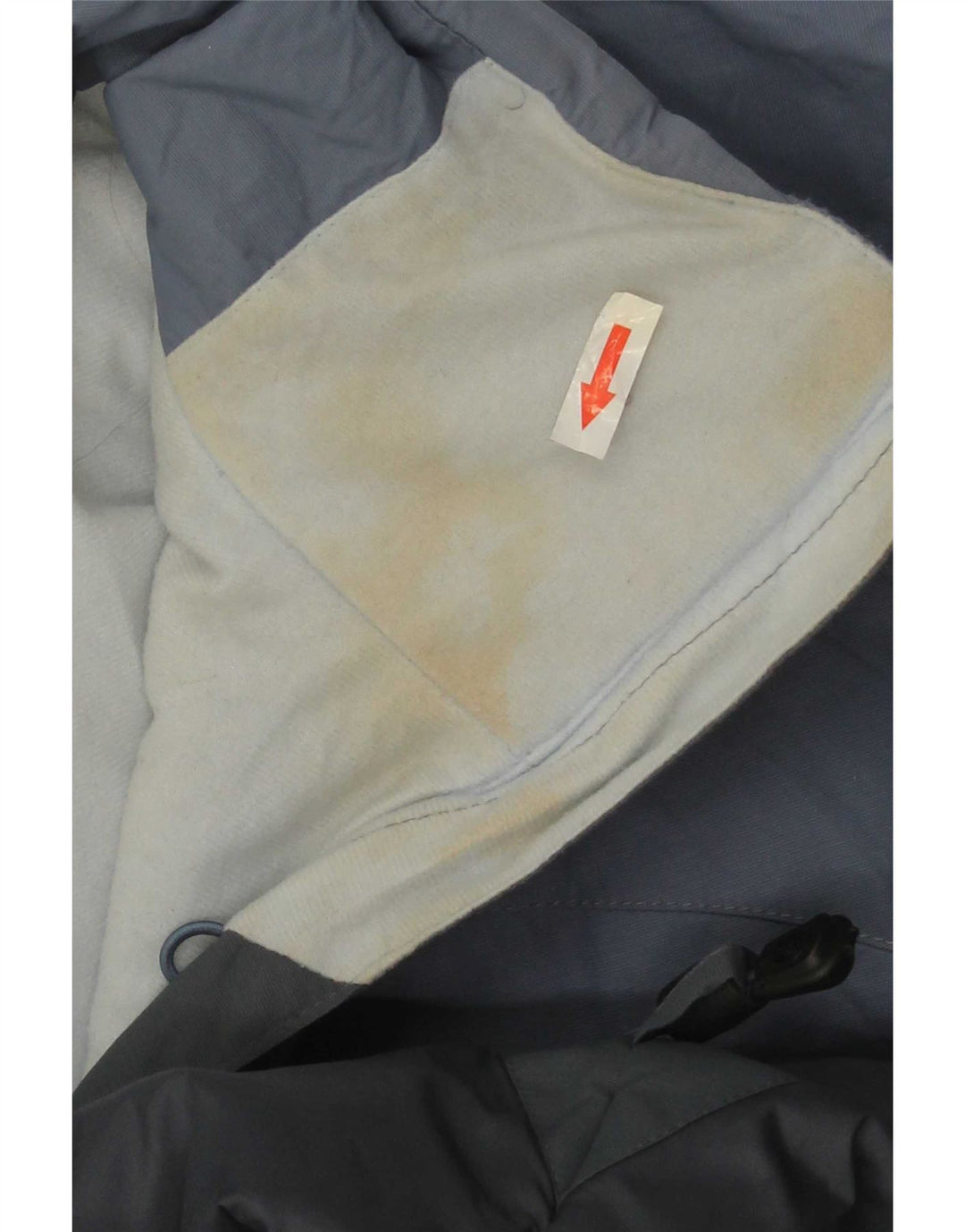 Columbia Womens Hooded Windbreaker Jacket UK 14 Medium Blue Colourblock