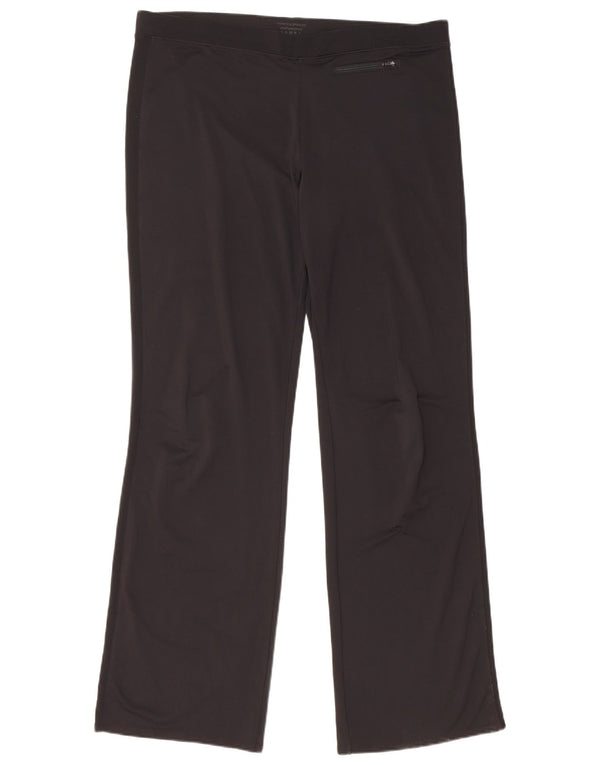 Marks & Spencer Womens Tracksuit Trousers UK 16 Large  Black Polyester