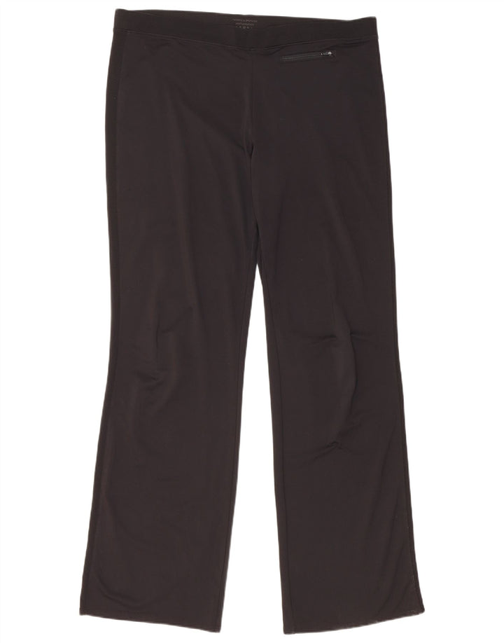 Marks & Spencer Womens Tracksuit Trousers UK 16 Large  Black Polyester