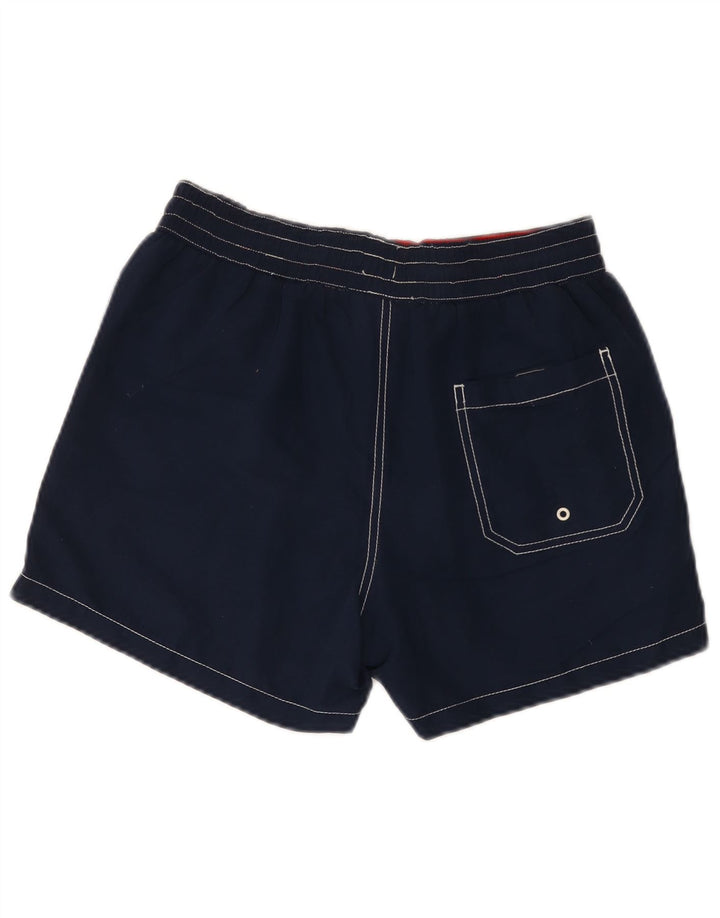 Fila Mens Swimming Shorts Small  Navy Blue Polyester